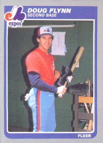 #397 Doug Flynn - Montreal Expos - 1985 Fleer Baseball