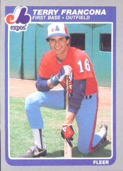 #398 Terry Francona - Montreal Expos - 1985 Fleer Baseball