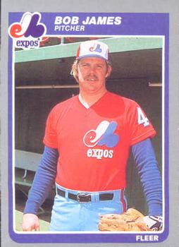 #400 Bob James - Montreal Expos - 1985 Fleer Baseball