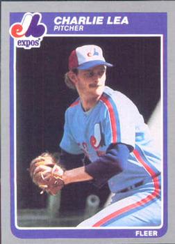 #401 Charlie Lea - Montreal Expos - 1985 Fleer Baseball