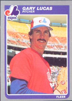 #403 Gary Lucas - Montreal Expos - 1985 Fleer Baseball