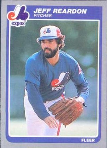 #407 Jeff Reardon - Montreal Expos - 1985 Fleer Baseball