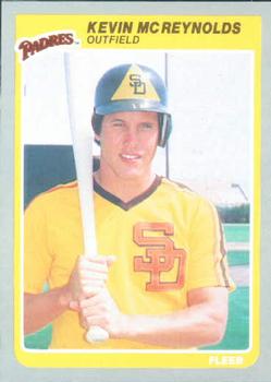 #41 Kevin McReynolds - San Diego Padres - 1985 Fleer Baseball