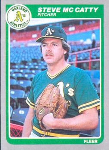 #430 Steve McCatty - Oakland Athletics - 1985 Fleer Baseball