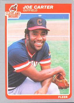 #443 Joe Carter - Cleveland Indians - 1985 Fleer Baseball