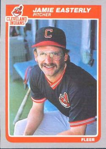 #445 Jamie Easterly - Cleveland Indians - 1985 Fleer Baseball