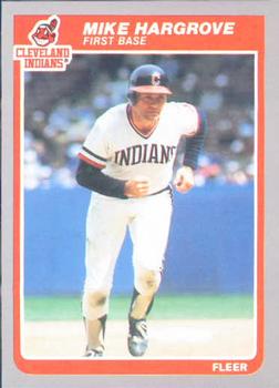 #450 Mike Hargrove - Cleveland Indians - 1985 Fleer Baseball