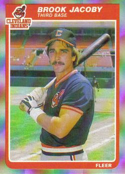 #452 Brook Jacoby - Cleveland Indians - 1985 Fleer Baseball