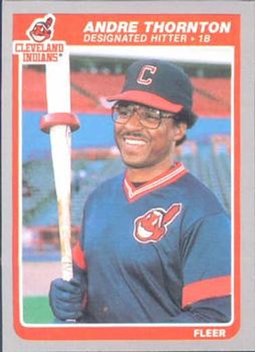 #457 Andre Thornton - Cleveland Indians - 1985 Fleer Baseball