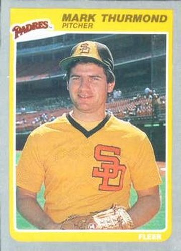 #46 Mark Thurmond - San Diego Padres - 1985 Fleer Baseball