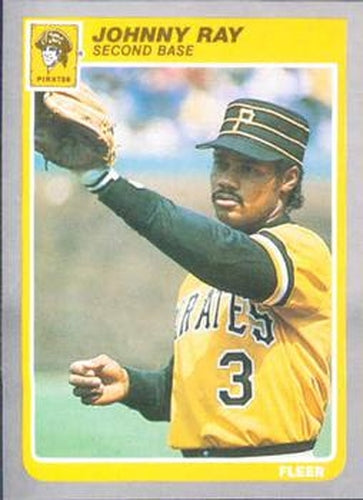 #473 Johnny Ray - Pittsburgh Pirates - 1985 Fleer Baseball