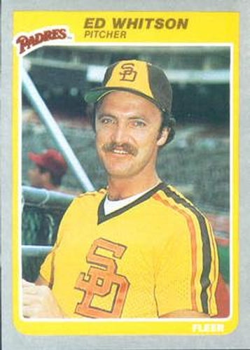 #47 Ed Whitson - San Diego Padres - 1985 Fleer Baseball