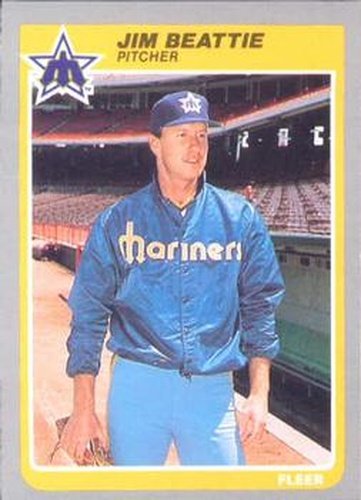 #484 Jim Beattie - Seattle Mariners - 1985 Fleer Baseball