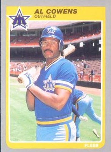 #487 Al Cowens - Seattle Mariners - 1985 Fleer Baseball
