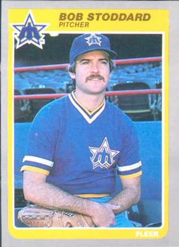 #502 Bob Stoddard - Seattle Mariners - 1985 Fleer Baseball
