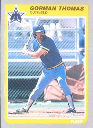 #503 Gorman Thomas - Seattle Mariners - 1985 Fleer Baseball