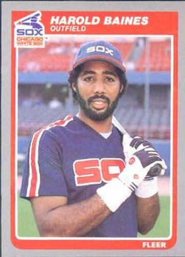 #507 Harold Baines - Chicago White Sox - 1985 Fleer Baseball