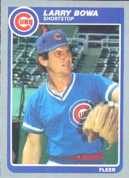 #50 Larry Bowa - Chicago Cubs - 1985 Fleer Baseball