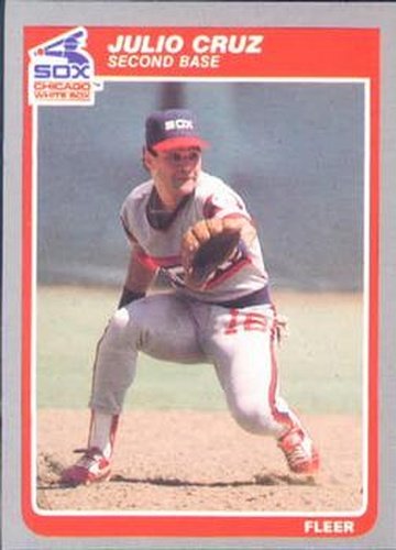 #510 Julio Cruz - Chicago White Sox - 1985 Fleer Baseball