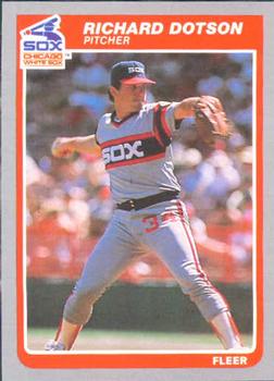 #511 Richard Dotson - Chicago White Sox - 1985 Fleer Baseball