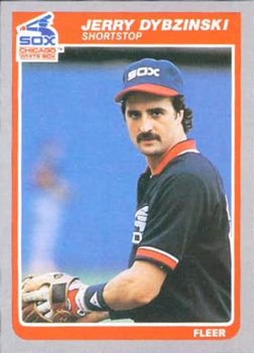 #512 Jerry Dybzinski - Chicago White Sox - 1985 Fleer Baseball