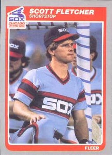 #514 Scott Fletcher - Chicago White Sox - 1985 Fleer Baseball