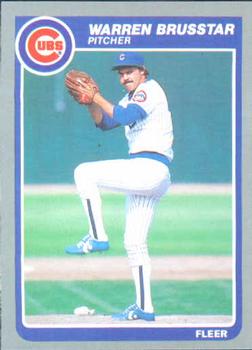 #51 Warren Brusstar - Chicago Cubs - 1985 Fleer Baseball