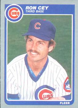 #52 Ron Cey - Chicago Cubs - 1985 Fleer Baseball