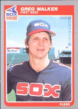 #530 Greg Walker - Chicago White Sox - 1985 Fleer Baseball