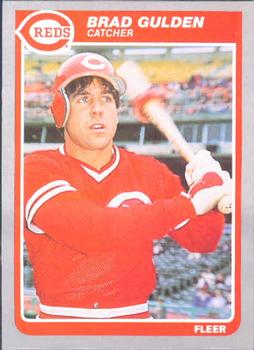 #537 Brad Gulden - Cincinnati Reds - 1985 Fleer Baseball
