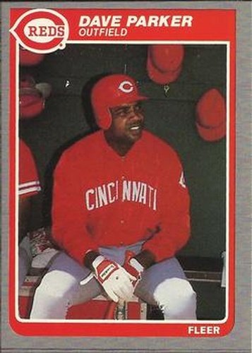 #544 Dave Parker - Cincinnati Reds - 1985 Fleer Baseball