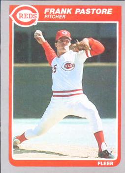 #545 Frank Pastore - Cincinnati Reds - 1985 Fleer Baseball