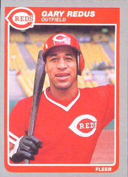 #549 Gary Redus - Cincinnati Reds - 1985 Fleer Baseball