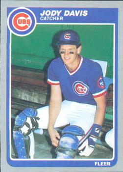#54 Jody Davis - Chicago Cubs - 1985 Fleer Baseball