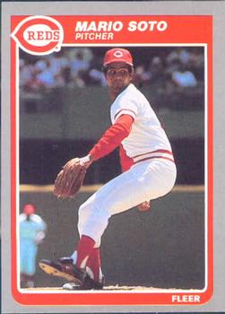 #552 Mario Soto - Cincinnati Reds - 1985 Fleer Baseball