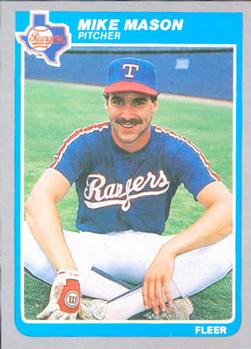#562 Mike Mason - Texas Rangers - 1985 Fleer Baseball