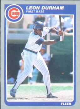 #56 Leon Durham - Chicago Cubs - 1985 Fleer Baseball