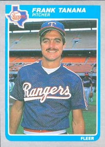 #570 Frank Tanana - Texas Rangers - 1985 Fleer Baseball
