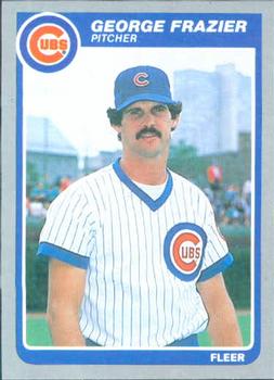 #58 George Frazier - Chicago Cubs - 1985 Fleer Baseball
