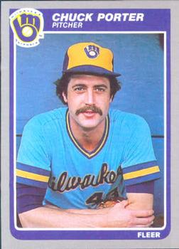 #591 Chuck Porter - Milwaukee Brewers - 1985 Fleer Baseball
