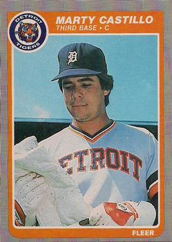 #5 Marty Castillo - Detroit Tigers - 1985 Fleer Baseball
