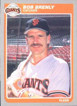 #603 Bob Brenly - San Francisco Giants - 1985 Fleer Baseball
