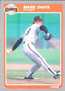 #606 Mark Davis - San Francisco Giants - 1985 Fleer Baseball