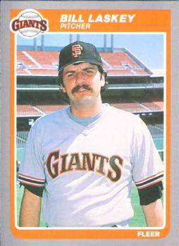 #612 Bill Laskey - San Francisco Giants - 1985 Fleer Baseball