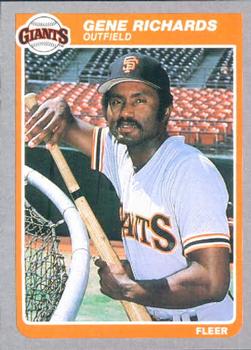 #619 Gene Richards - San Francisco Giants - 1985 Fleer Baseball