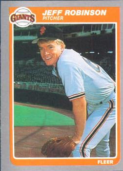 #620 Jeff Robinson - San Francisco Giants - 1985 Fleer Baseball