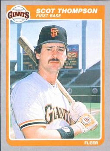 #621 Scot Thompson - San Francisco Giants - 1985 Fleer Baseball