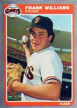 #624 Frank Williams - San Francisco Giants - 1985 Fleer Baseball