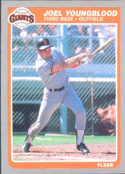 #625 Joel Youngblood - San Francisco Giants - 1985 Fleer Baseball
