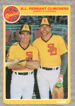 #633 Steve Garvey / Rich Gossage - San Diego Padres - 1985 Fleer Baseball